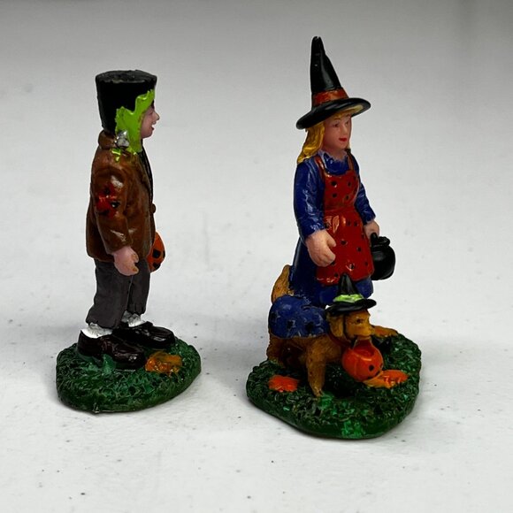 Lemax Spooky Town Trick Or Treating Trio Figures Halloween Village Set - Picture 4 of 8
